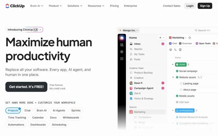 ClickUp - Maximize Your Productivity