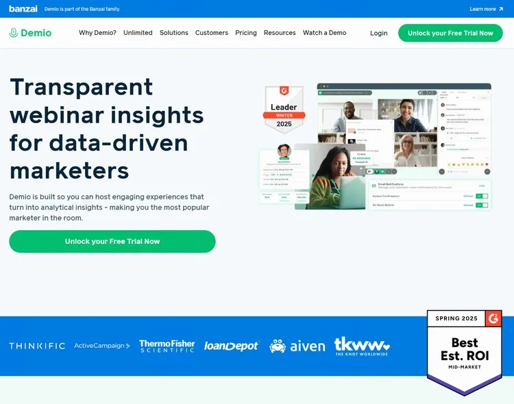 Demio: Hassle-Free Webinar Platform for Marketers