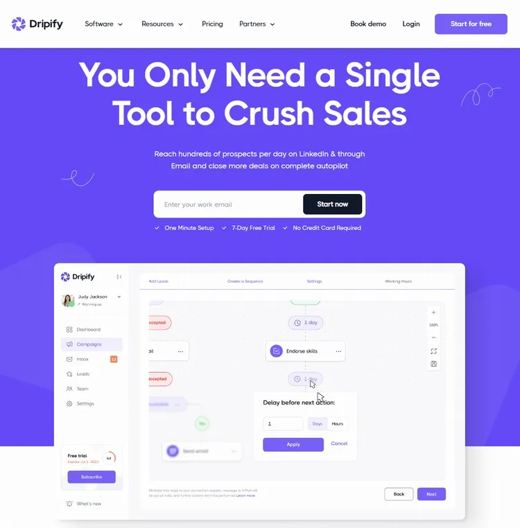 Dripify: LinkedIn Automation Software