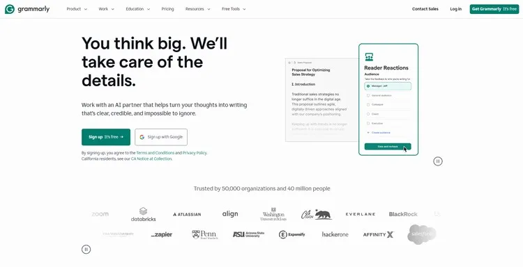 Grammarly: AI Writing Assistant