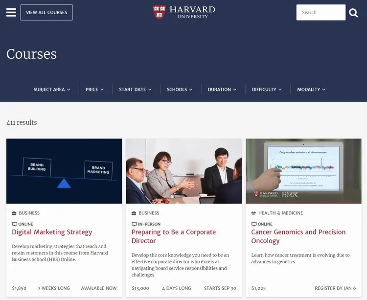 Harvard Online Learning - Courses from Harvard University