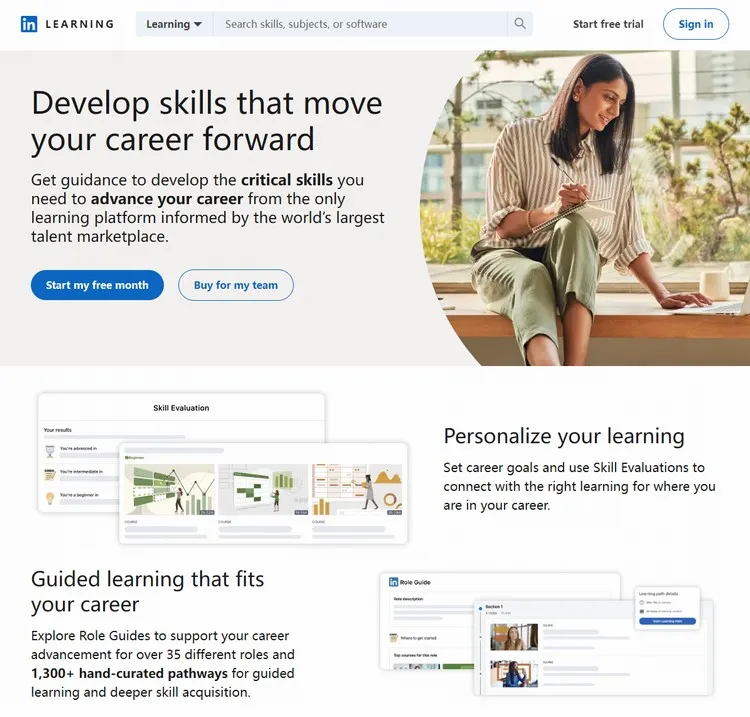 LinkedIn Learning - Professional skills and business strategies