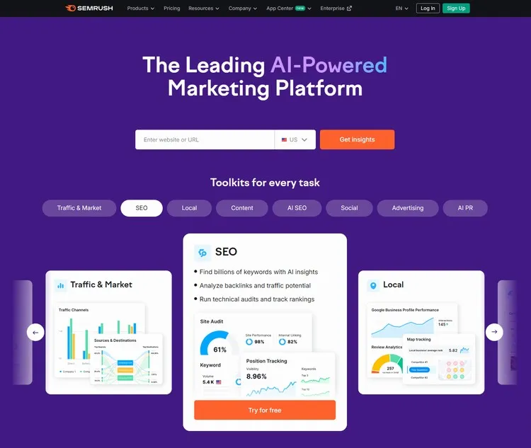 SEMrush Free Account: A Taste of Power