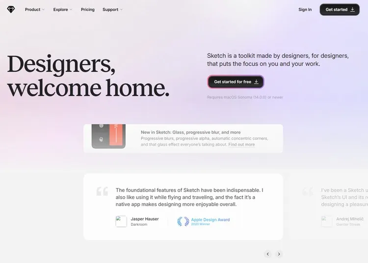 Sketch: Precision for Digital Interface Design