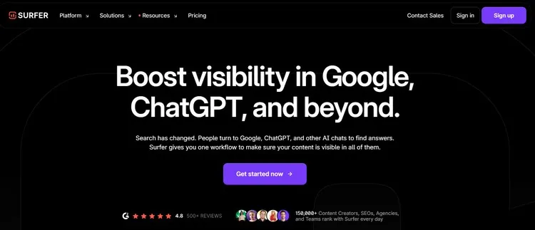 Surfer SEO: Boost visibility in Google, ChatGPT, and beyond