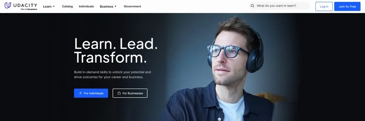 Udacity - Tech-focused courses especially in programming and data science