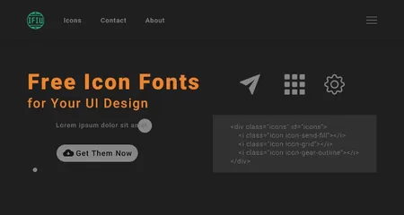 Best 10 Free Beautiful Icon Fonts For UI Design