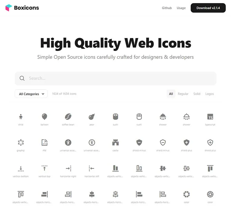 Boxicons Free Icon Font