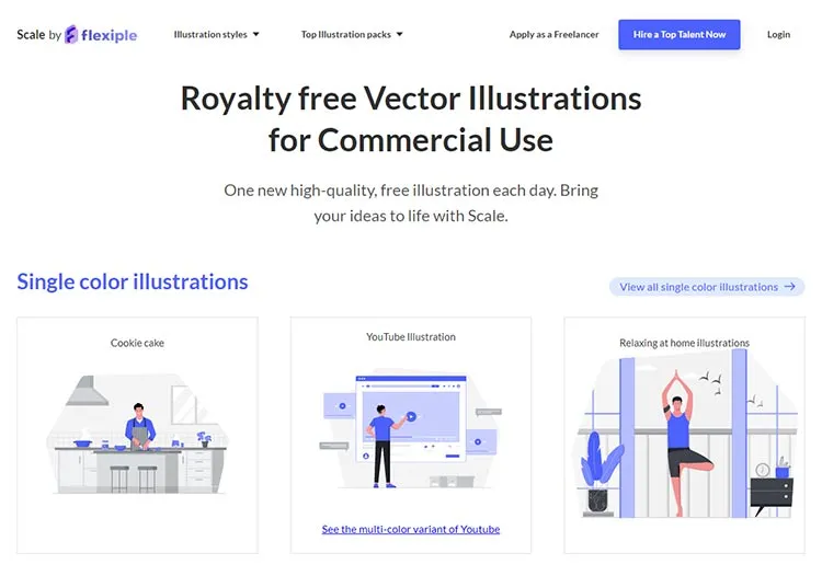 Flexiple Scale Royalty Free Vector Illustrations and Illustration Packs