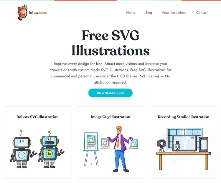 LukaszAdam Free SVG Vector Illustrations