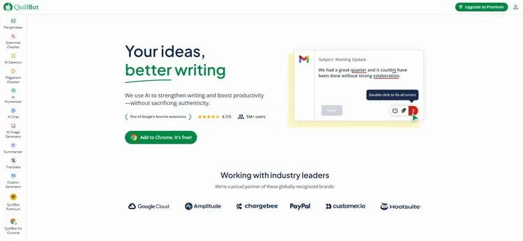 QuillBot - Comprehensive Content Writing Tool-set