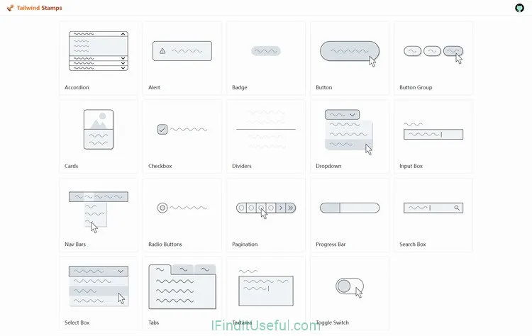 Tailwind Stamps Reusable Tailwind CSS HTML Components