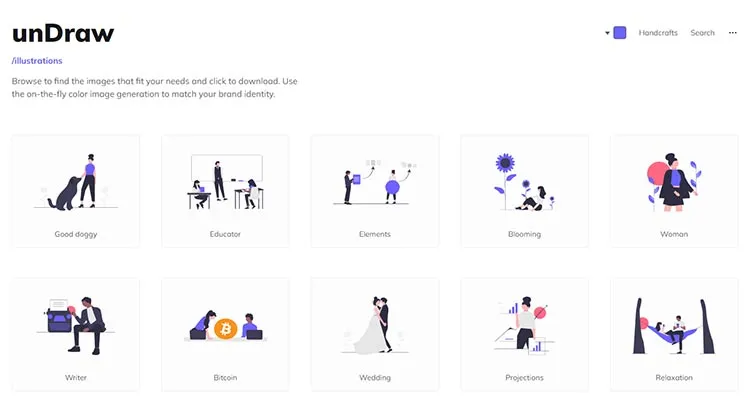 unDraw Free Open Source Illustrations for Websites and Apps